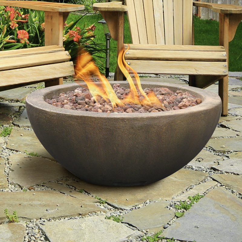 Bond Mondavi Envirostone Propane Fire Pit & Reviews Wayfair